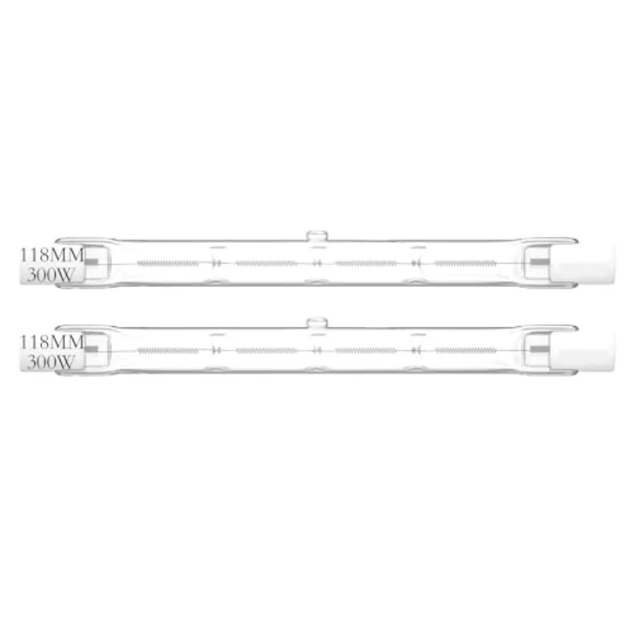 R7S Bulb 300W Halogen Light Bulbs 4.7-Inch R7S J118, 300W, T3 JType, 2-Pack, Security Landscape Work Light Replacement
R7S Bulb 300W Halogen Light Bulbs 4.7-Inch R7S J118, 300W, T3 JType, 2-Pack, Security Landscape Work Light Replacement
