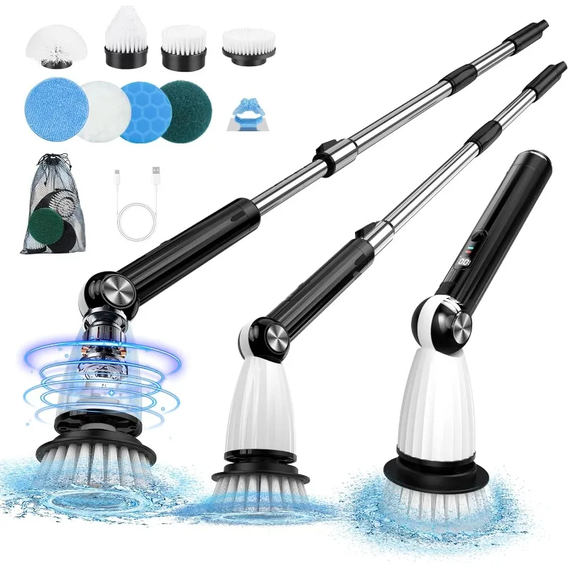 Electric Spin Scrubber, Power Shower Floor Scrubber, Electric Scrubber for Cleaning, Spin Scrub Shower Cleaner Brush
Electric Spin Scrubber, Power Shower Floor Scrubber, Electric Scrubber for Cleaning, Spin Scrub Shower Cleaner Brush