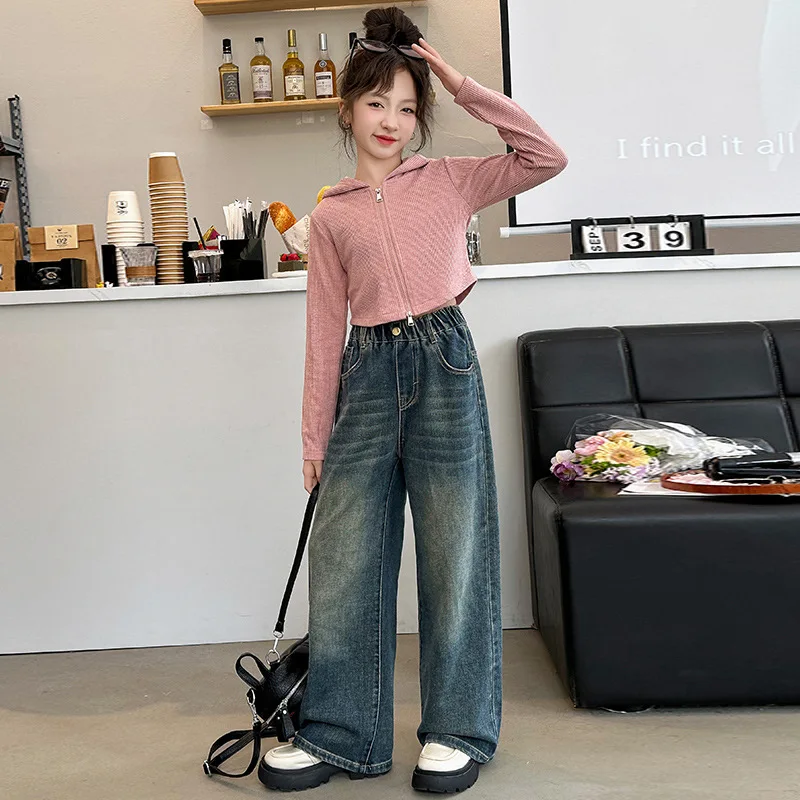 Girls Clothes Suits Children 2024 New Spring Autumn Fashion Top and Trousers Simple Casual Two-piece Set Clothes Children
Girls Clothes Suits Children 2024 New Spring Autumn Fashion Top and Trousers Simple Casual Two-piece Set Clothes Children