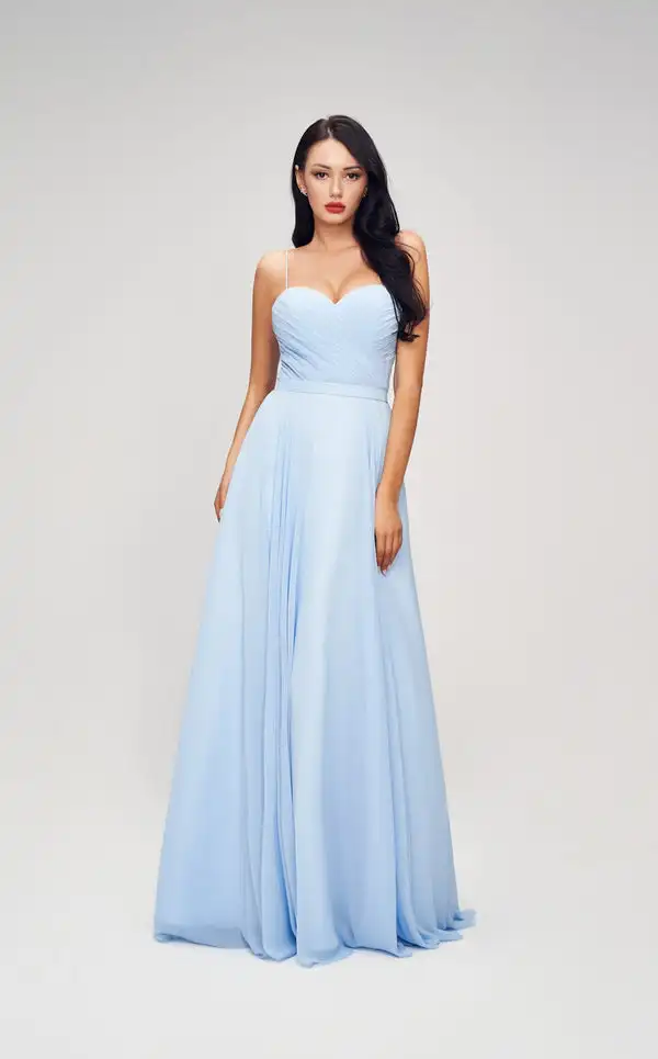 Customized Simple Chiffon Criss-Cross Pleat Sash A-line Spaghetti strap Long Dresses Bespoke Occasion Dresses Exquisite Matching
Customized Simple Chiffon Criss-Cross Pleat Sash A-line Spaghetti strap Long Dresses Bespoke Occasion Dresses Exquisite Matching
