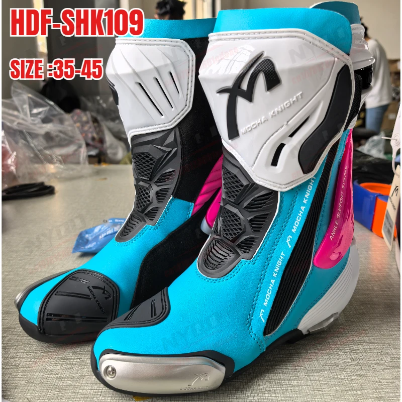 New Summer Breathable MOCHA MK109 Motorcycle Protective Boots Anti-fall Racing Boots Touring Riding Boots for Men and Women
New Summer Breathable MOCHA MK109 Motorcycle Protective Boots Anti-fall Racing Boots Touring Riding Boots for Men and Women
