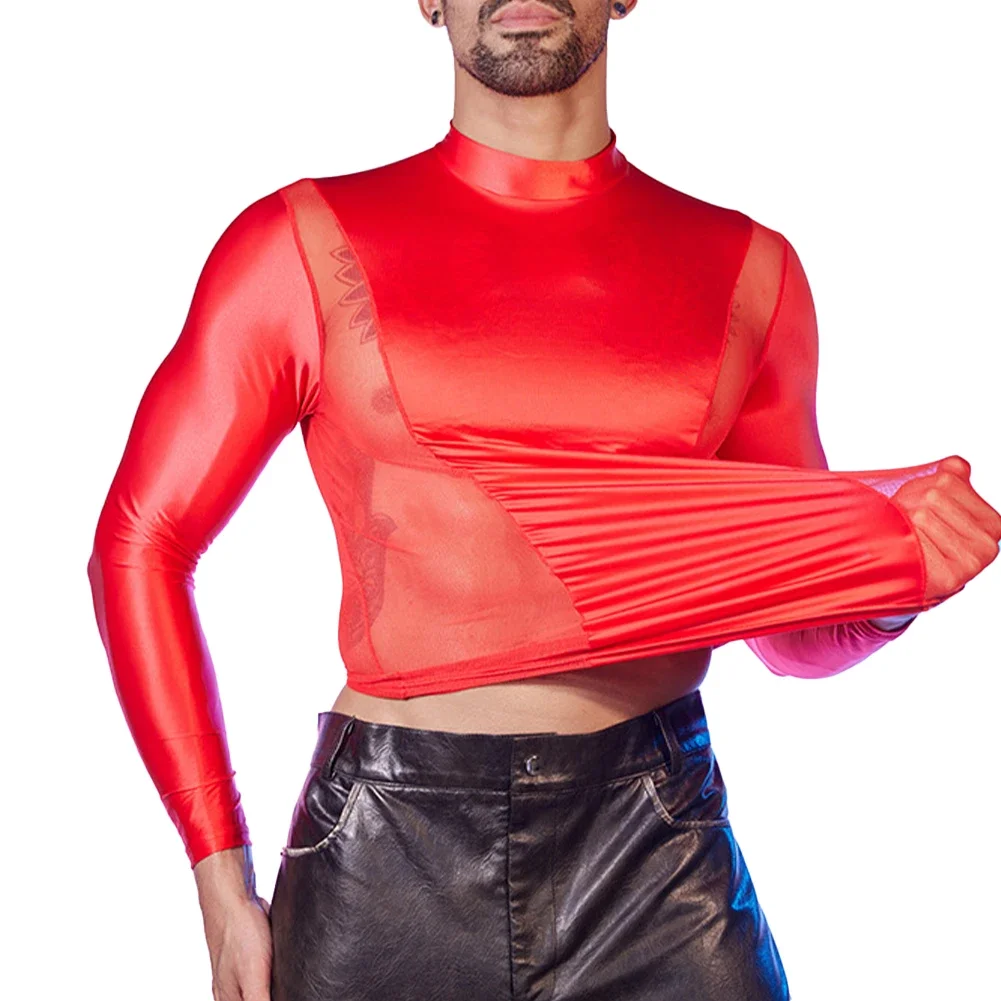 29.5-31.9 Inch Bust Men Stretch Underwear Men's Tight Shirt Nylon Fabric Regular Length Sexy Style Sheer Design
29.5-31.9 Inch Bust Men Stretch Underwear Men's Tight Shirt Nylon Fabric Regular Length Sexy Style Sheer Design