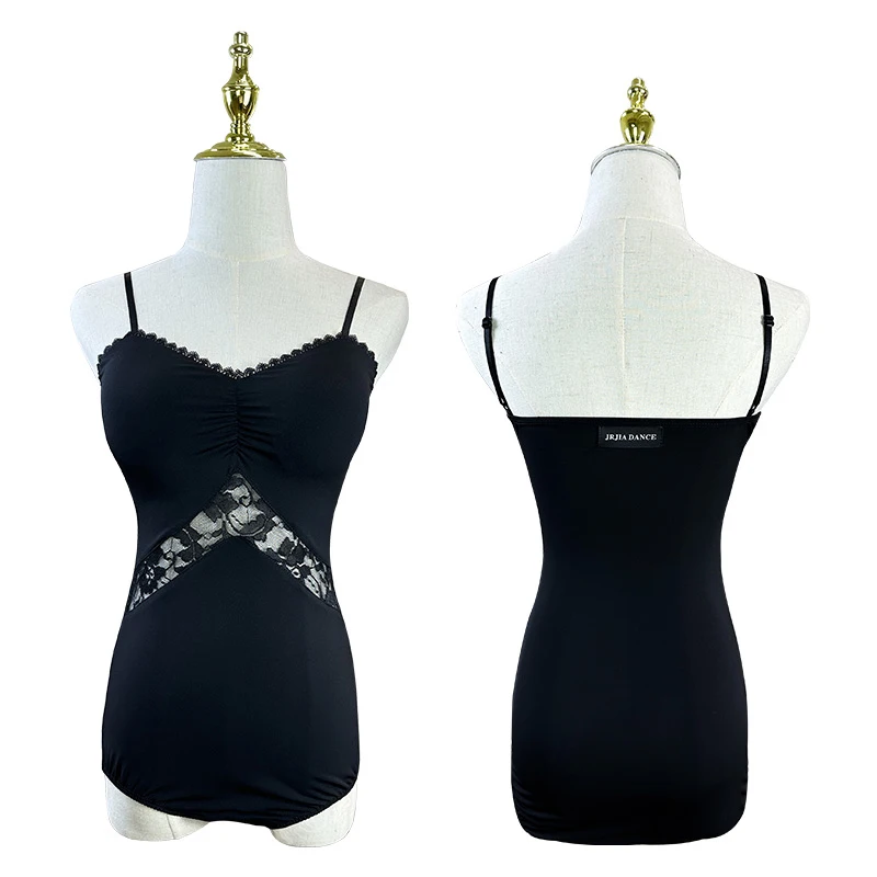 Summer Latin Dance Tops Women Black Lace Bodysuit Adult Ballroom Dance Clothes Rumba Samba Modern Dance Practice Wear DNV17890
Summer Latin Dance Tops Women Black Lace Bodysuit Adult Ballroom Dance Clothes Rumba Samba Modern Dance Practice Wear DNV17890