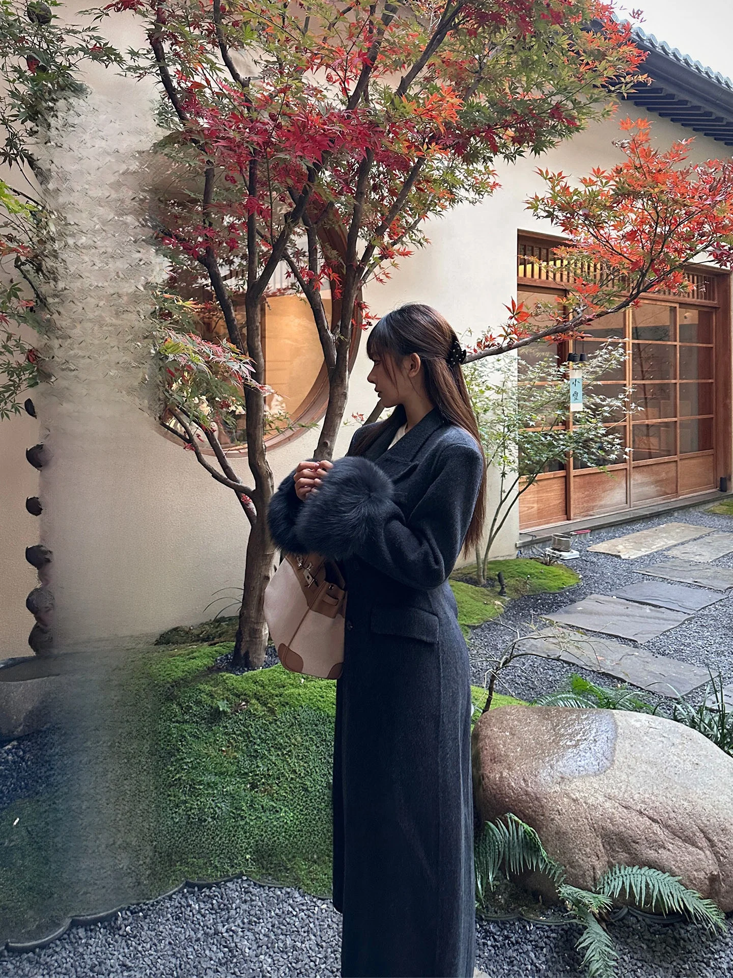 Roselyn Long Double-Faced Woolen Suit Jaet Women's High-End Fur Cuffed Sve Camere Outerwear Casual Sle Winter
Roselyn Long Double-Faced Woolen Suit Jaet Women's High-End Fur Cuffed Sve Camere Outerwear Casual Sle Winter