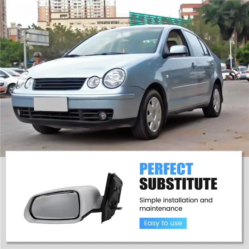 Durable Car 6Q1857508P9B9 Rearview Mirror Reflector Door Wing Side Mirror Assembly For VW Polo 2006-2010
Durable Car 6Q1857508P9B9 Rearview Mirror Reflector Door Wing Side Mirror Assembly For VW Polo 2006-2010