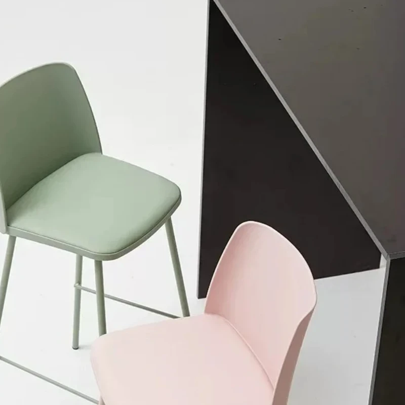 Modern Minimalist Bar Chair Italian Leisure Adult Backrest High Stool Banks Backrest Barra Desayunadora Kitchen Bench Chairs
Modern Minimalist Bar Chair Italian Leisure Adult Backrest High Stool Banks Backrest Barra Desayunadora Kitchen Bench Chairs