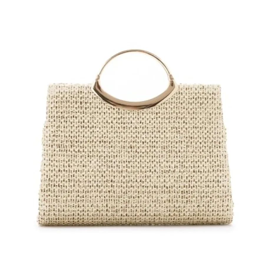 Summer Straw Clutch Purses for Women Small Beach Bag Woven Top Handle Bag Boho Handbags for Vacation, Wedding
Summer Straw Clutch Purses for Women Small Beach Bag Woven Top Handle Bag Boho Handbags for Vacation, Wedding