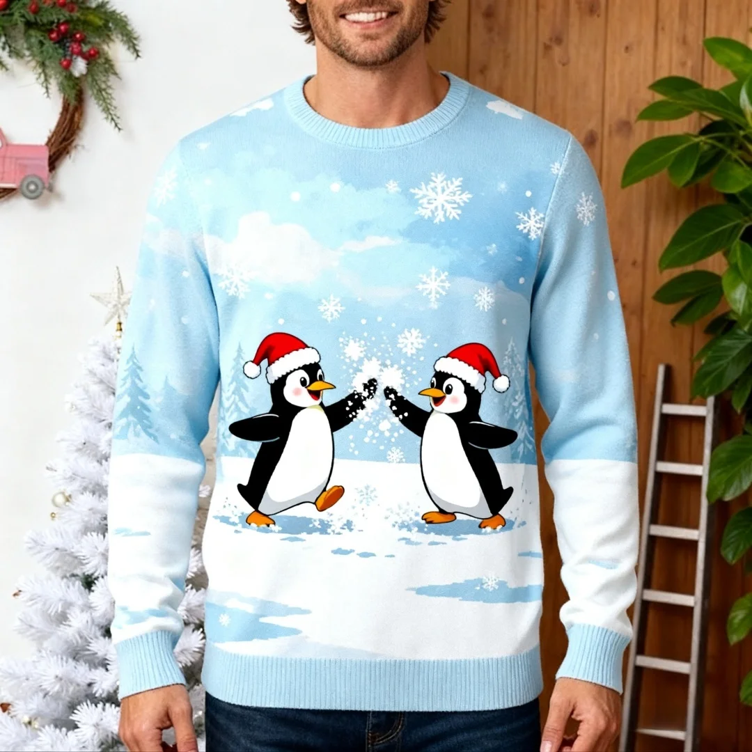 Cute Penguin Graphic Hoodies 3D Print Ugly Christmas Sweater Funny Graphic Sweatshirts for Men Women Long Sleeve Pullovers Tops
Cute Penguin Graphic Hoodies 3D Print Ugly Christmas Sweater Funny Graphic Sweatshirts for Men Women Long Sleeve Pullovers Tops