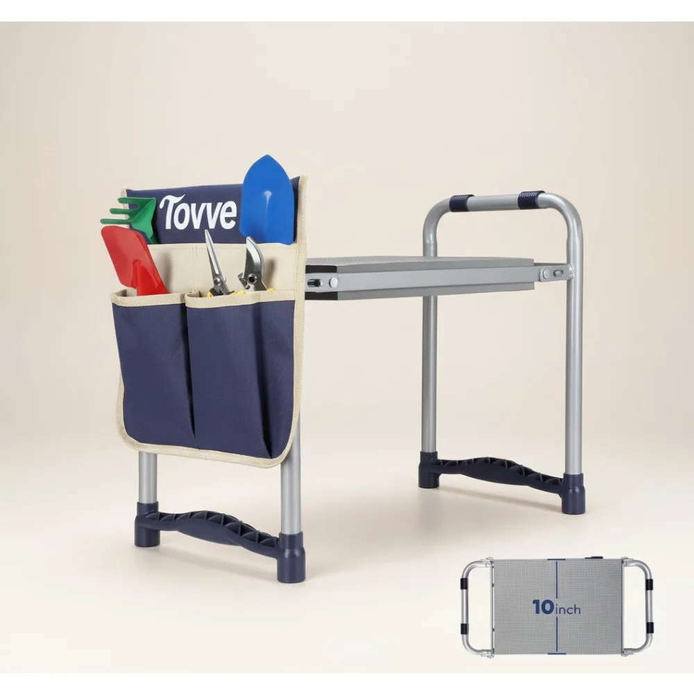 Upgraded Garden Kneeler Seat Foldable Stool with Thick Pad & Tool Bag, Heavy-Duty Portable Bench for Women Seniors
Upgraded Garden Kneeler Seat Foldable Stool with Thick Pad & Tool Bag, Heavy-Duty Portable Bench for Women Seniors
