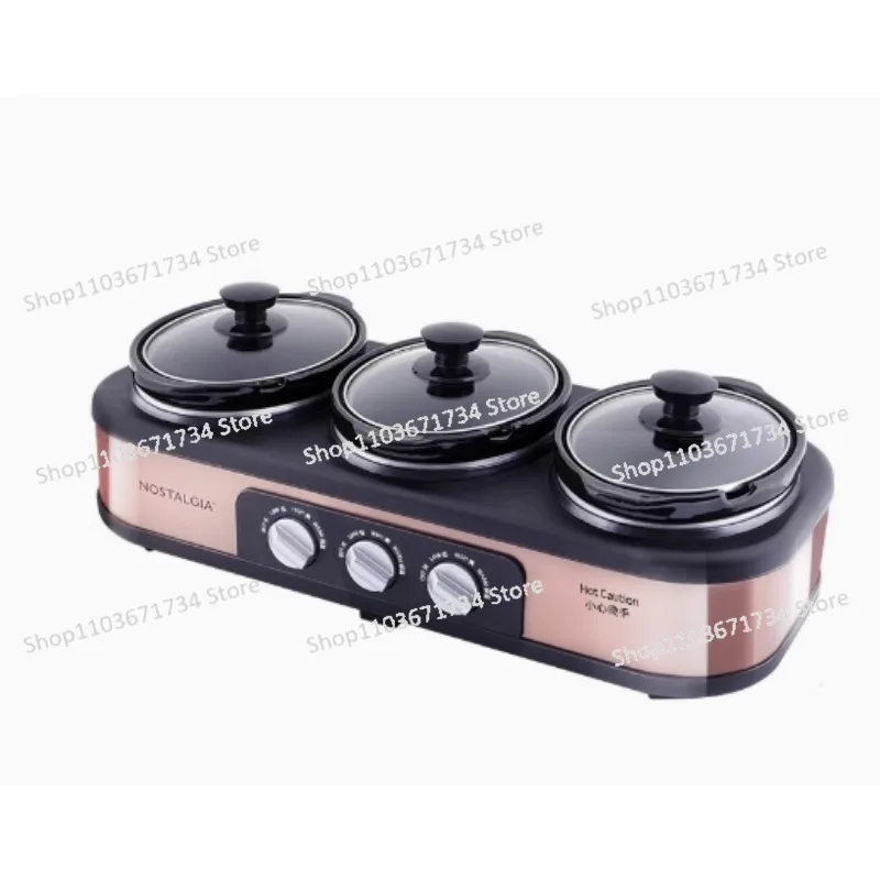 Nostalgia Full-automatic Soup Stew Three Head Pot Casserole Stew Pig Feet Stew Congee Gift for Women in Confinement
Nostalgia Full-automatic Soup Stew Three Head Pot Casserole Stew Pig Feet Stew Congee Gift for Women in Confinement