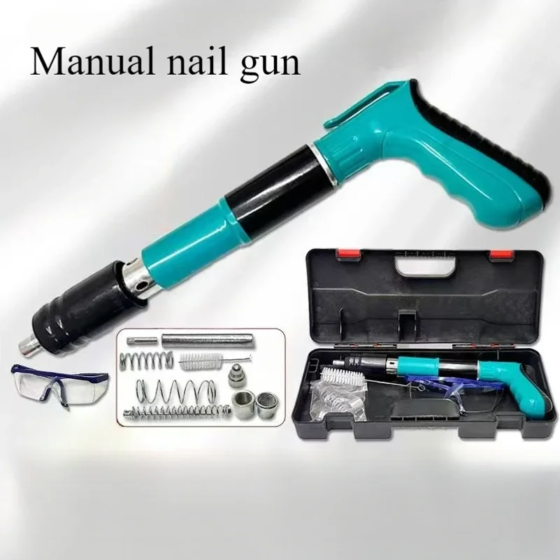 Manual steel nail gun riveting tool, wall fastener, metal processing pulling nail gun suspended ceiling grooved mini cannon nail
Manual steel nail gun riveting tool, wall fastener, metal processing pulling nail gun suspended ceiling grooved mini cannon nail