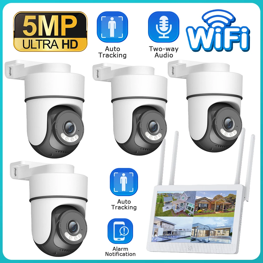 Комплект системы видеонаблюдения SHIWOJIA 5MP WiFi с 10-канальным NVR, ИИ-отслеживанием движения, цветным ночным видением и IP-камерами P2P
Комплект системы видеонаблюдения SHIWOJIA 5MP WiFi с 10-канальным NVR, ИИ-отслеживанием движения, цветным ночным видением и IP-камерами P2P
