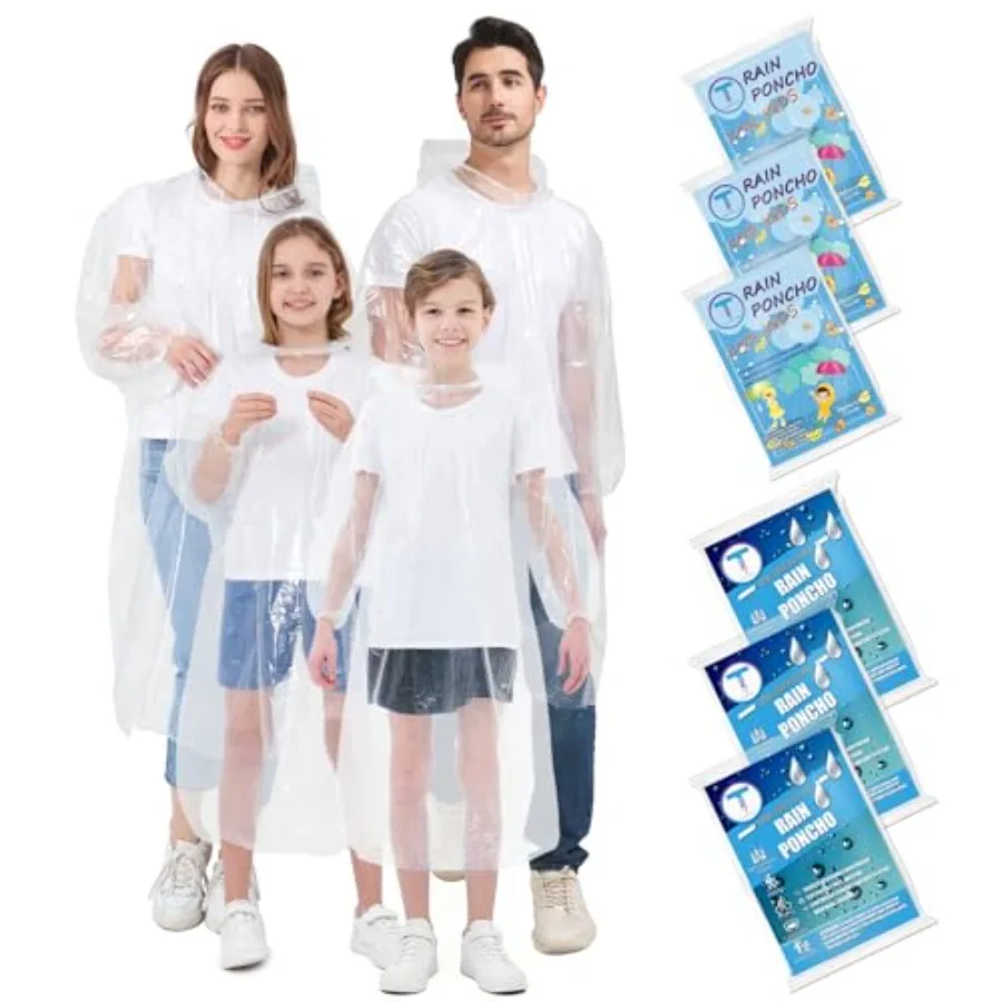 Disposable Rain Ponchos/ -/ -50% Thicker with Sleeve
Disposable Rain Ponchos/ -/ -50% Thicker with Sleeve