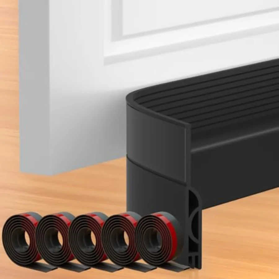 5 Pack Door Draft Stopper, Adjustable Door Sweep for Bottom of Door, Under Door Gap Filler for Exterior and Interior Doors, Doo
5 Pack Door Draft Stopper, Adjustable Door Sweep for Bottom of Door, Under Door Gap Filler for Exterior and Interior Doors, Doo