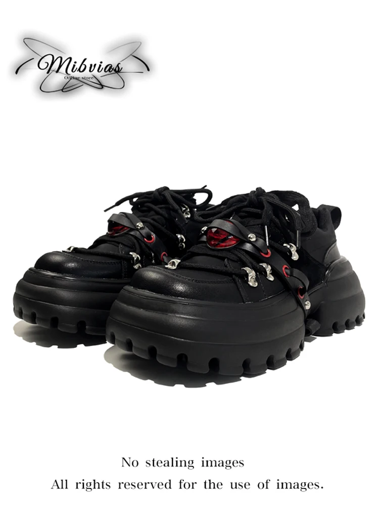 Mibvias Original Chunky Heel Loafers Women's Shoes Millennium Spicy Girl Large Head Fashionable Casual round Toe
Mibvias Original Chunky Heel Loafers Women's Shoes Millennium Spicy Girl Large Head Fashionable Casual round Toe