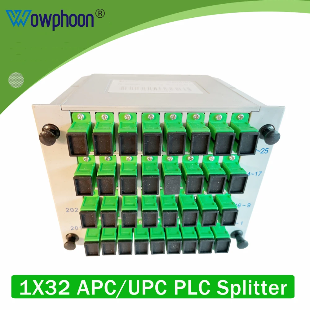 Optical PLC Fiber Optic Splitter Cassette Box Card Inserting Type for FTTH SC APC UPC Connector
Optical PLC Fiber Optic Splitter Cassette Box Card Inserting Type for FTTH SC APC UPC Connector