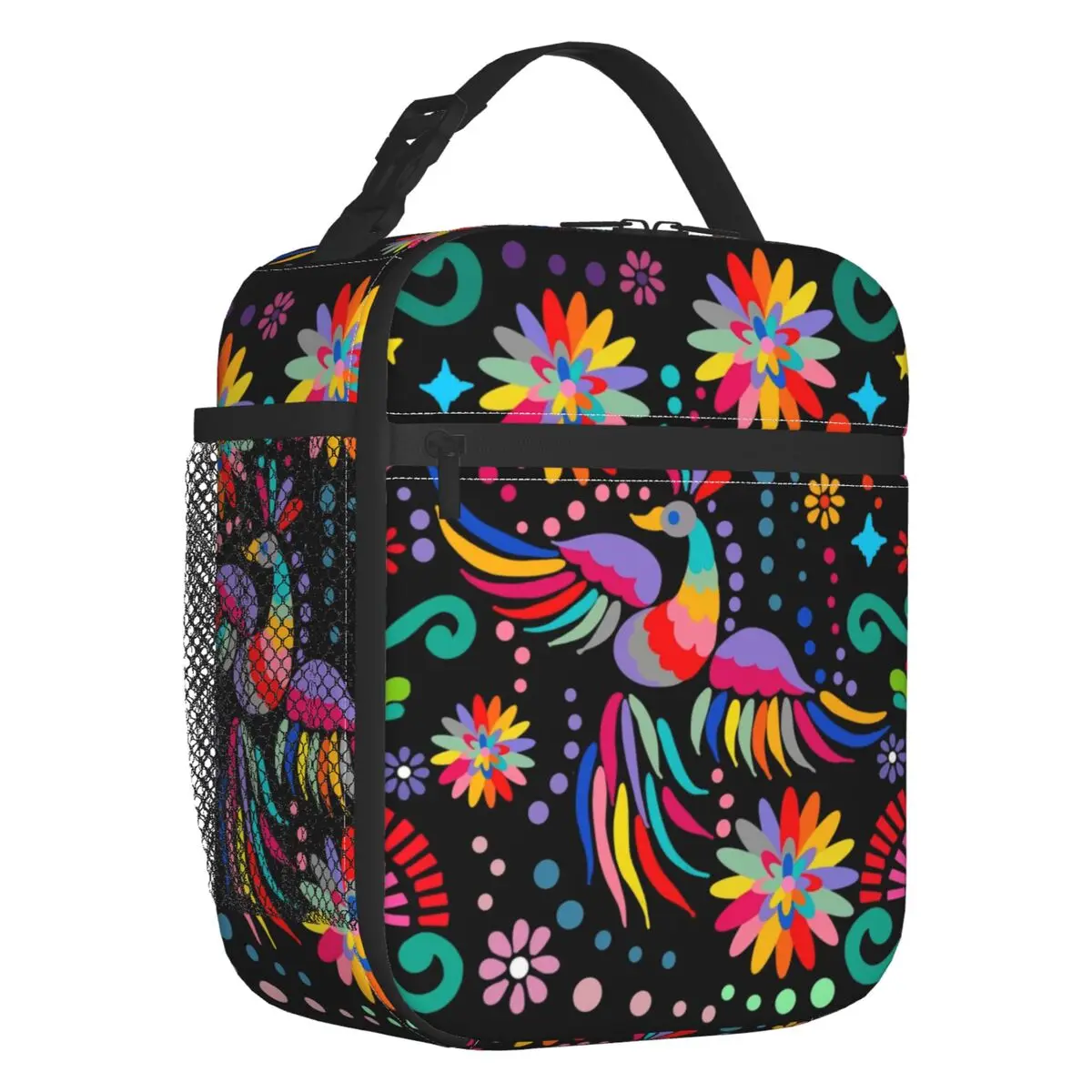 Custom Mexican Floral Flower Textile Lunch Bag Women Cooler Thermal Insulated Lunch Boxes for Adult Office
Custom Mexican Floral Flower Textile Lunch Bag Women Cooler Thermal Insulated Lunch Boxes for Adult Office