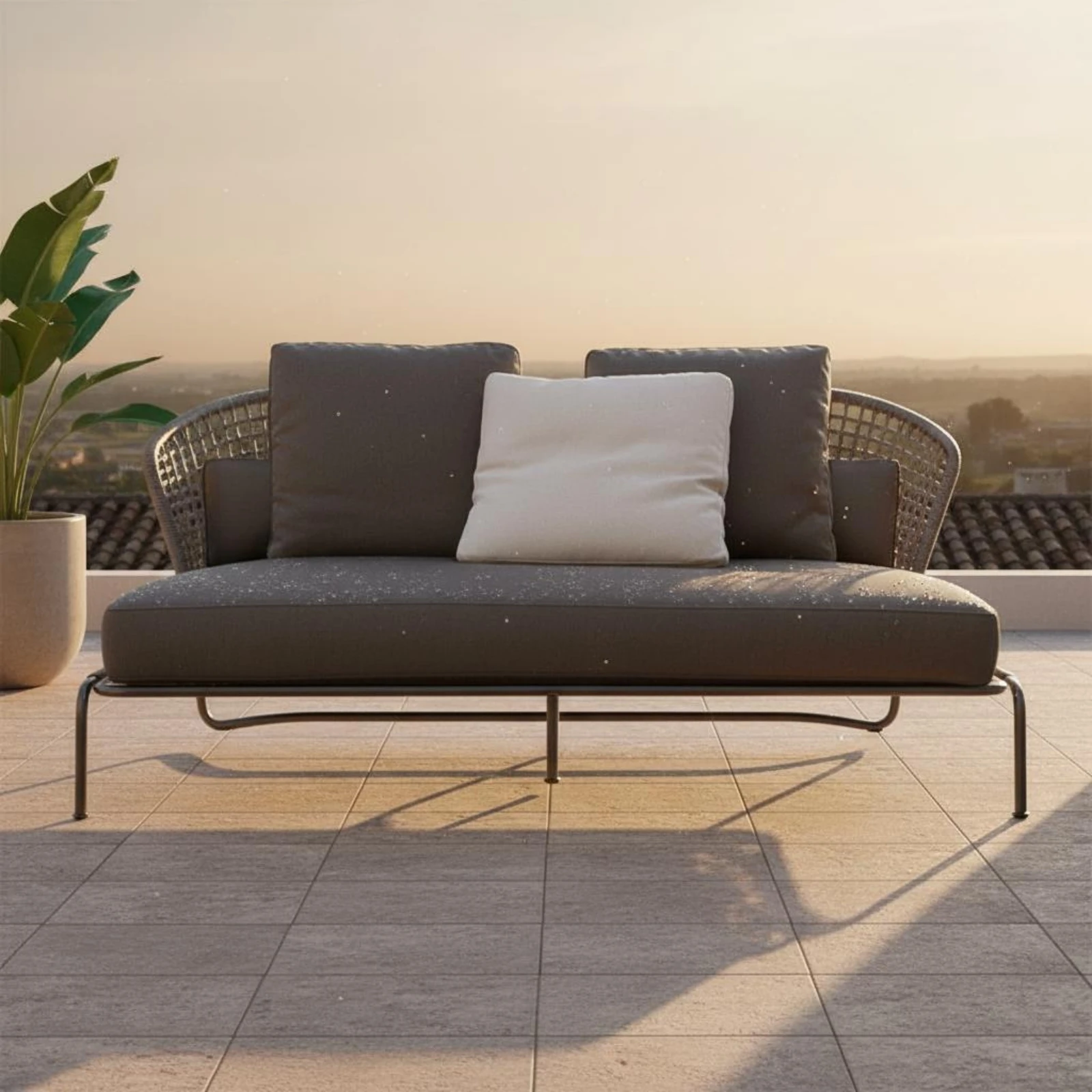 2 Pieces Aluminum Rattan Sofa Waterproof Rattan Lounge Chair Wicker Patio Chair Sunproof Armchair Weather-Resistant for Sunroom
2 Pieces Aluminum Rattan Sofa Waterproof Rattan Lounge Chair Wicker Patio Chair Sunproof Armchair Weather-Resistant for Sunroom
