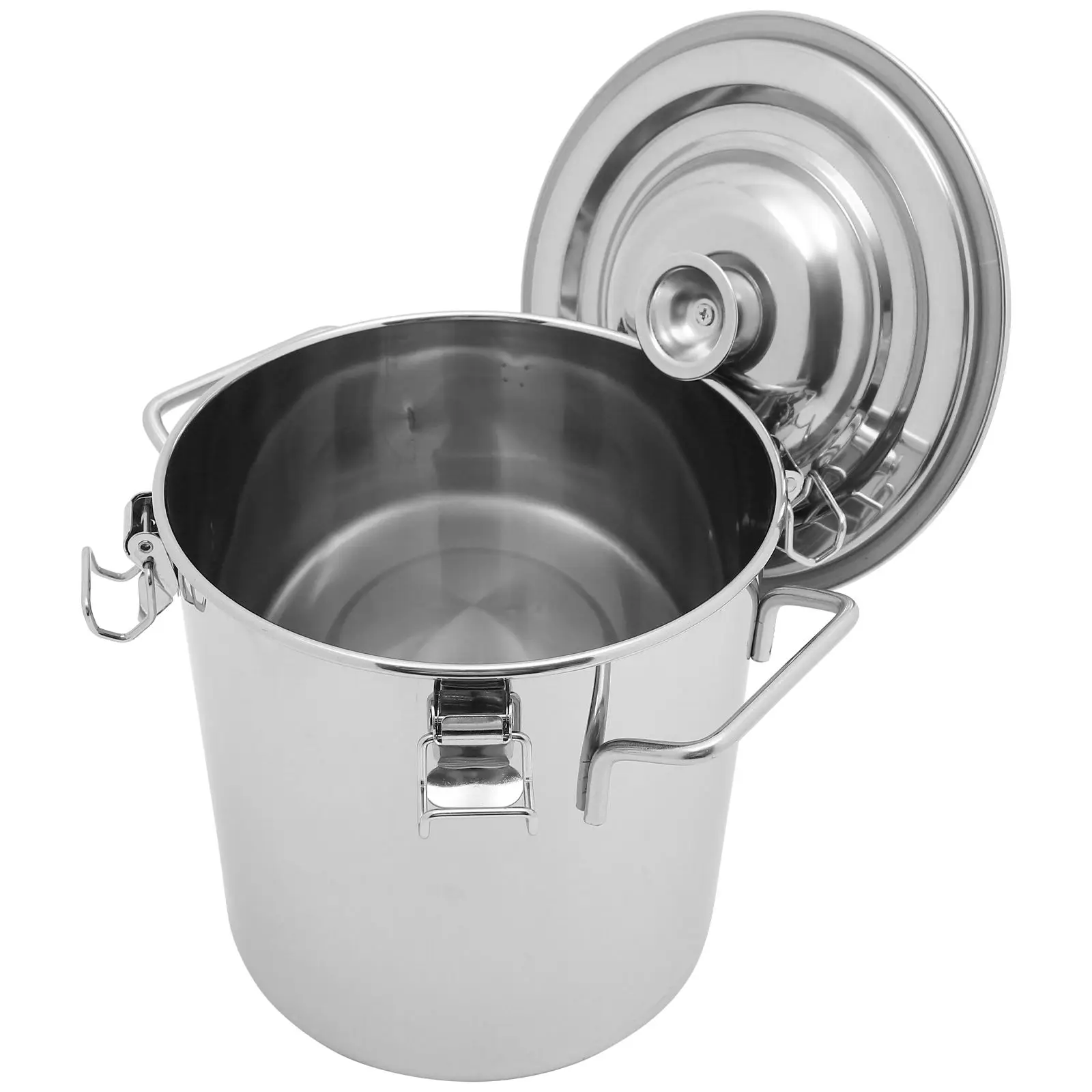 Stainless Steel Sealed Bucket 20x20 Double Ear Grease Soybean Milk Container Lightweight Food Household Kitchen Storage
Stainless Steel Sealed Bucket 20x20 Double Ear Grease Soybean Milk Container Lightweight Food Household Kitchen Storage