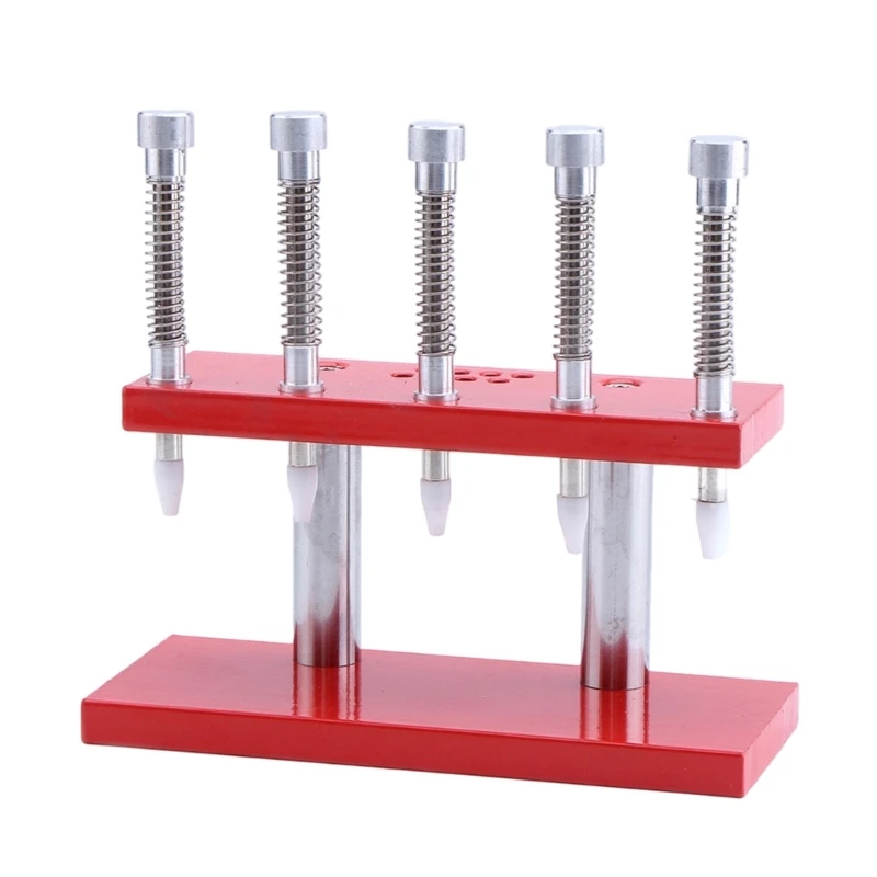 Steel Construction 5 Pin Hand Presser for Watch and Instrument Servicing
Steel Construction 5 Pin Hand Presser for Watch and Instrument Servicing