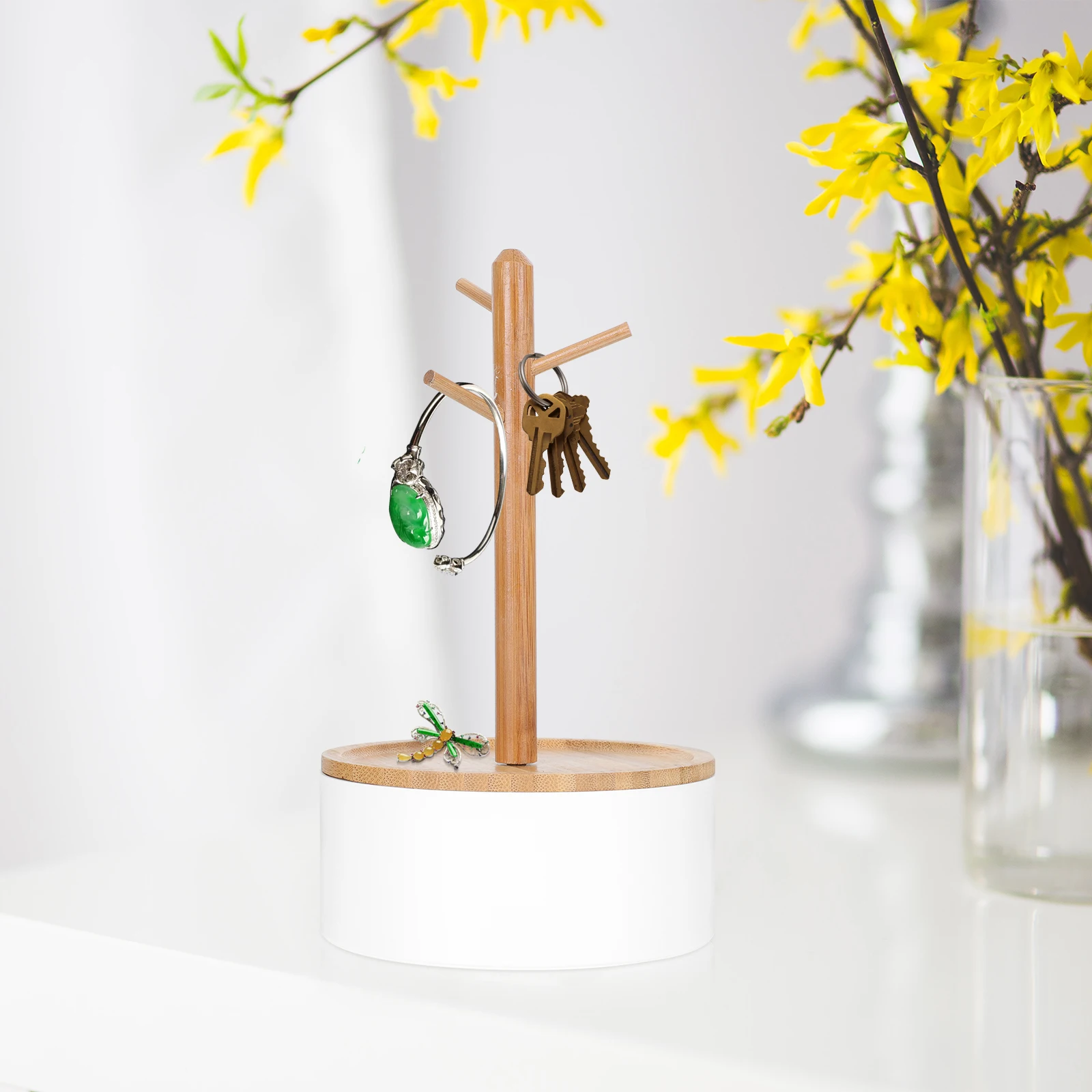 1Pcs Jewelry Storage Rack Elegant Creative Desktop Necklace Holder Earrings Display Organizer Jewelry Holder Desktop Decoration
1Pcs Jewelry Storage Rack Elegant Creative Desktop Necklace Holder Earrings Display Organizer Jewelry Holder Desktop Decoration