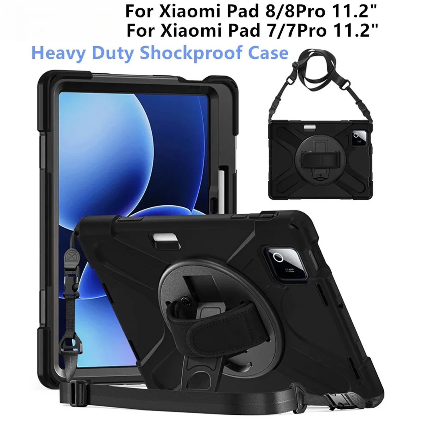 Heavy Duty Shockproof Case For Xiaomi Pad 8/8 Pro MiPad 8 11.2" Tablet Cover For Xiaomi Pad 7/7 Pro Mipad7 POCO Pad X1 11.2 Case
Heavy Duty Shockproof Case For Xiaomi Pad 8/8 Pro MiPad 8 11.2" Tablet Cover For Xiaomi Pad 7/7 Pro Mipad7 POCO Pad X1 11.2 Case