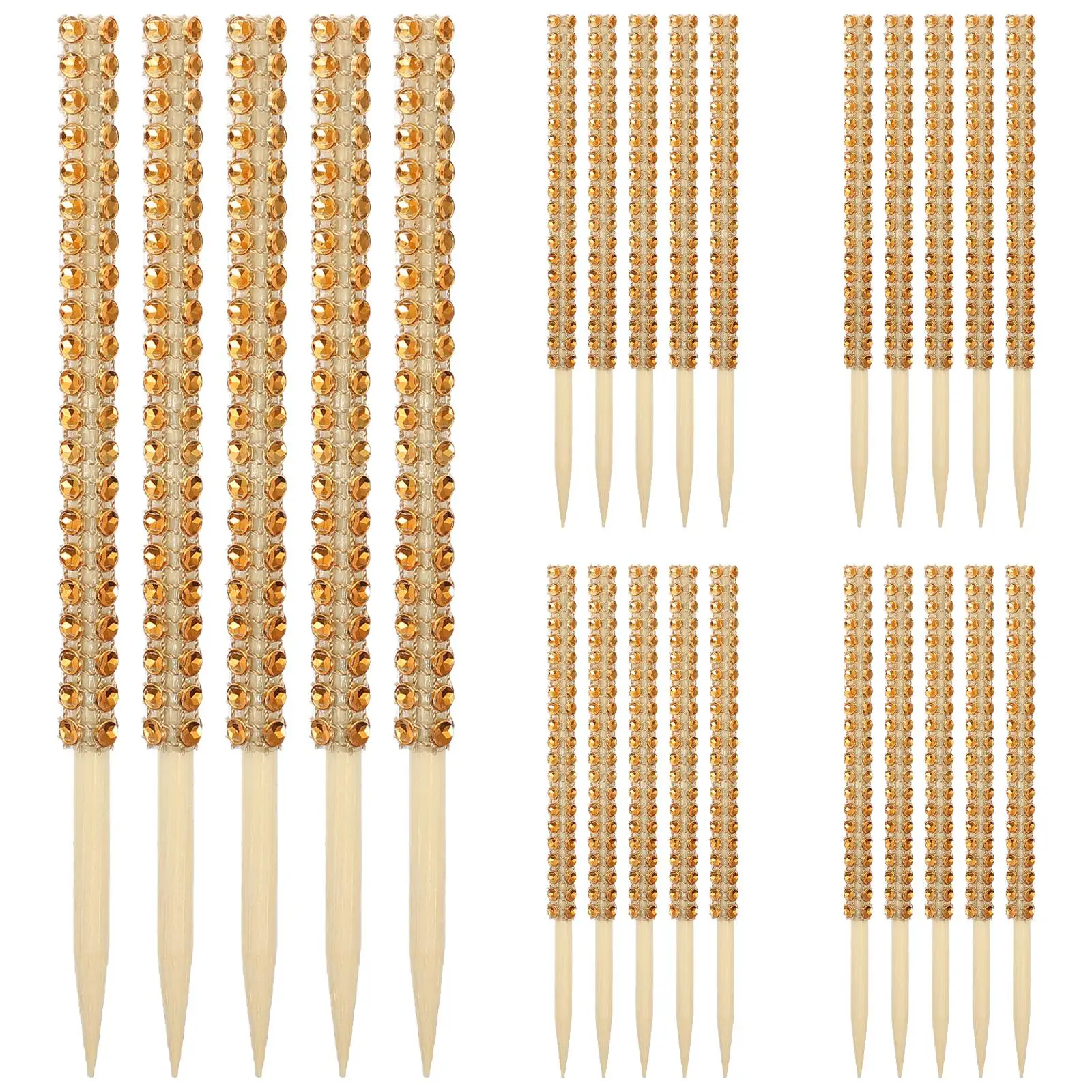 30 Pcs Shallow Yellow Bamboo Apple Sticks Rhinestone Decor Lollipop Picks Party Fruit Candy Dessert Tools Cake Crafts
30 Pcs Shallow Yellow Bamboo Apple Sticks Rhinestone Decor Lollipop Picks Party Fruit Candy Dessert Tools Cake Crafts