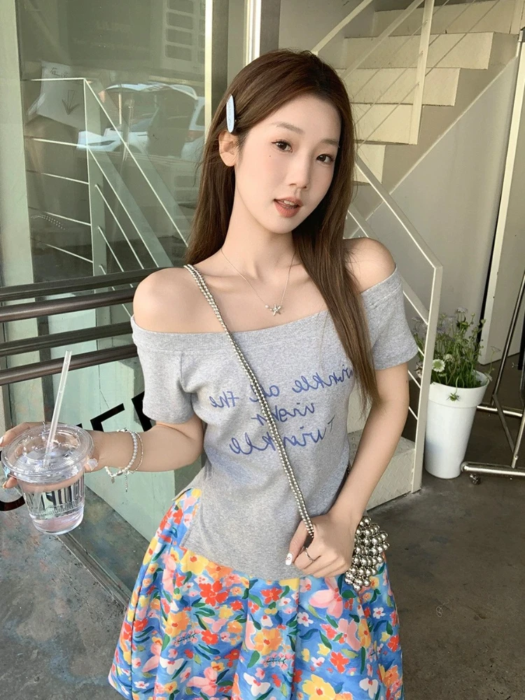 PixieKiki Letter Print Graphic T Shirts White Oversized One Shoulder Tops Womens Summer Fashion Clothing Trends 2024 P71-BG14
PixieKiki Letter Print Graphic T Shirts White Oversized One Shoulder Tops Womens Summer Fashion Clothing Trends 2024 P71-BG14