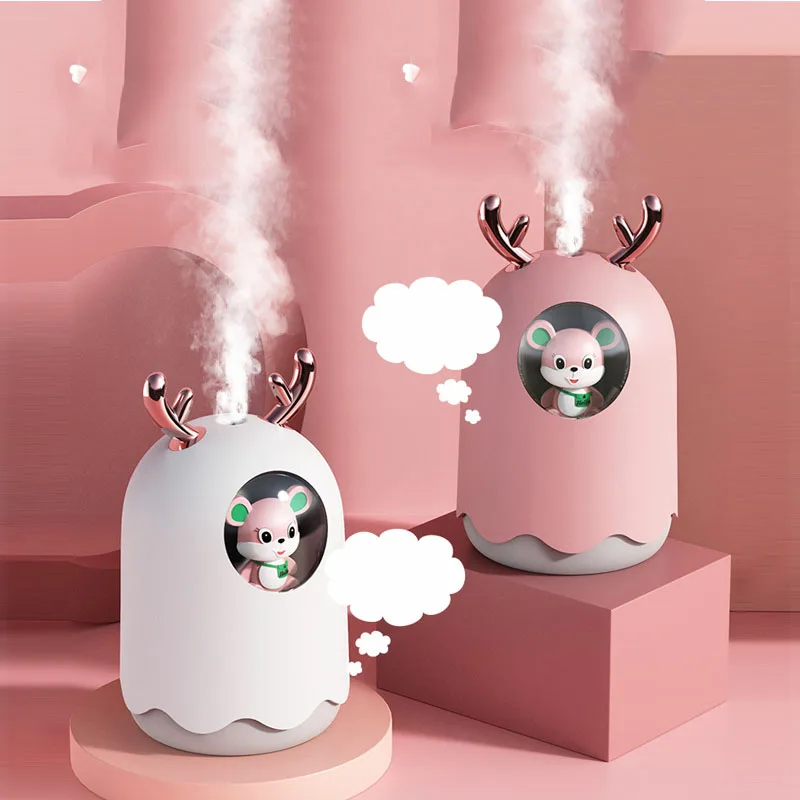 Home Appliances USB Humidifier 300ml Cute Pet Ultrasonic Cool Mist Aroma Air Oil Diffuser Romantic Color LED Lamp Humidificador
Home Appliances USB Humidifier 300ml Cute Pet Ultrasonic Cool Mist Aroma Air Oil Diffuser Romantic Color LED Lamp Humidificador