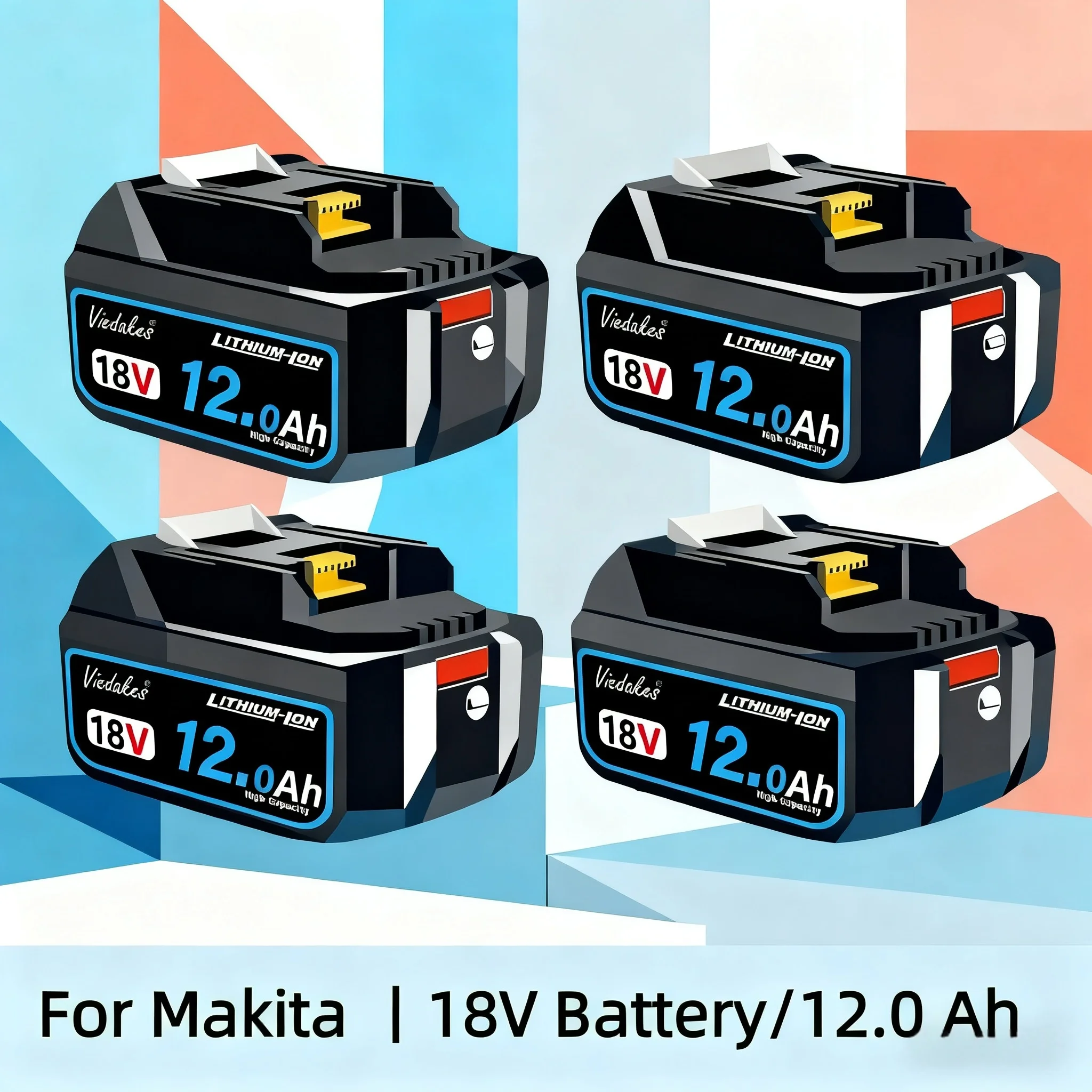 Original for Makita Upgraded BL1860 Rechargeable Battery 18V 12.0 Ah Lithium for Makita 18V Battery BL1850 BL1830 BL1860B
Original for Makita Upgraded BL1860 Rechargeable Battery 18V 12.0 Ah Lithium for Makita 18V Battery BL1850 BL1830 BL1860B