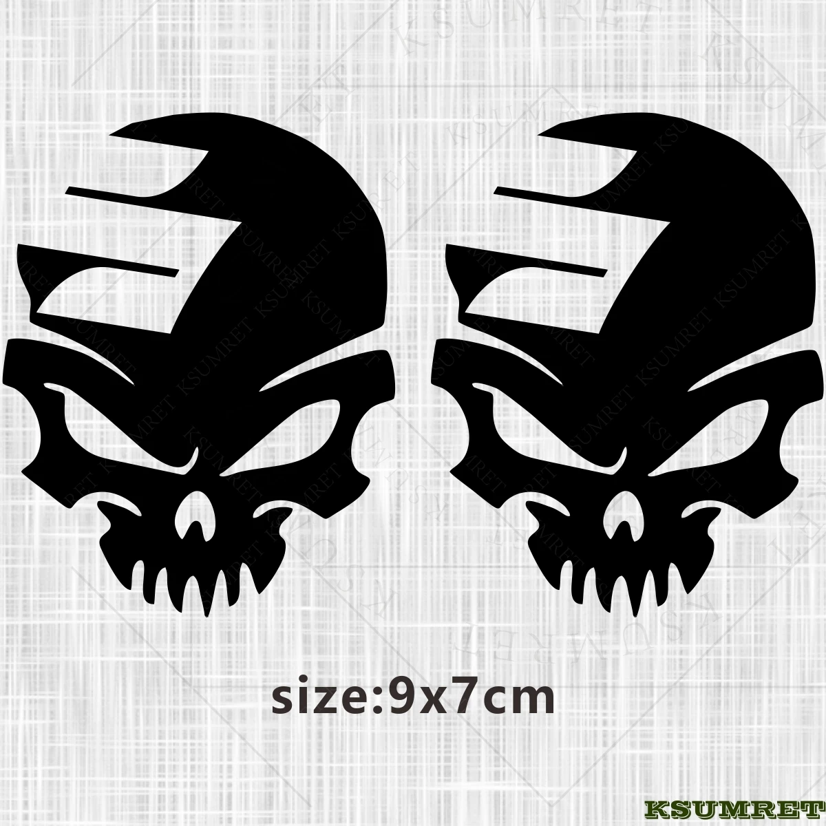 Skull Silhouette Waterproof Vinyl Stickers Multi-Color Holographic Decals For Car Motorcycle Decor
Skull Silhouette Waterproof Vinyl Stickers Multi-Color Holographic Decals For Car Motorcycle Decor