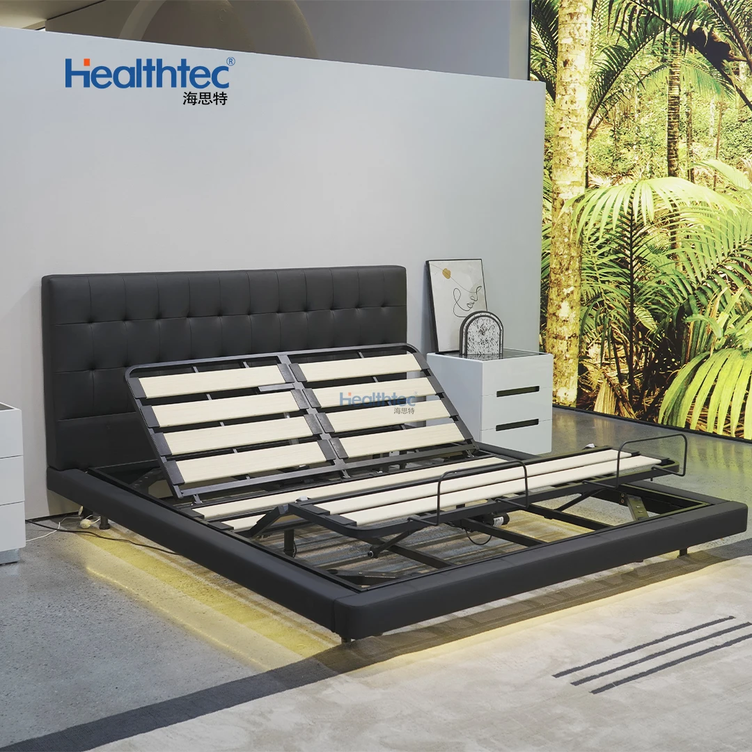 Customized Bedroom Furniture Sets Smart Bed Twin Size Metal Electric Adjustable Bed Frame With Mattress
Customized Bedroom Furniture Sets Smart Bed Twin Size Metal Electric Adjustable Bed Frame With Mattress