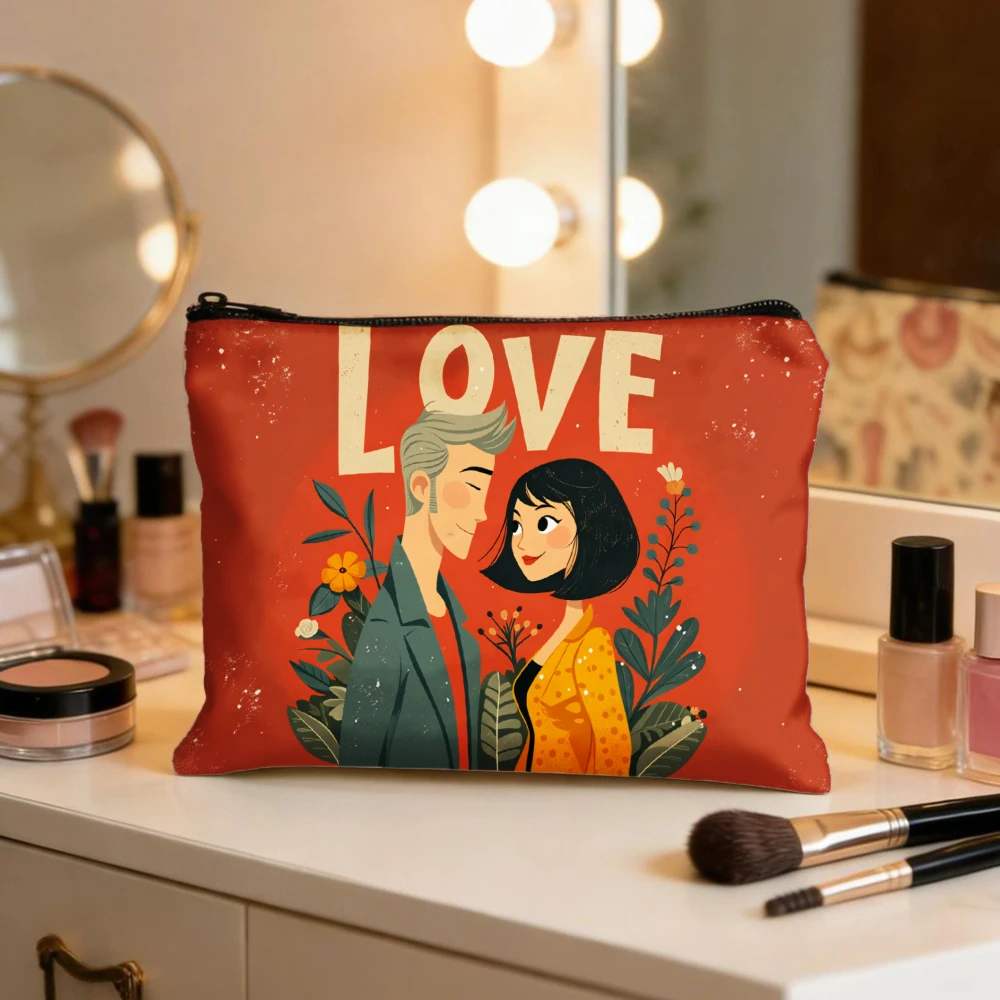 Love Couple Floral Design Art Makeup Bags for Girls Cosmetic Pouch Toiletry Bag Pencil Case Travel Storage
Love Couple Floral Design Art Makeup Bags for Girls Cosmetic Pouch Toiletry Bag Pencil Case Travel Storage