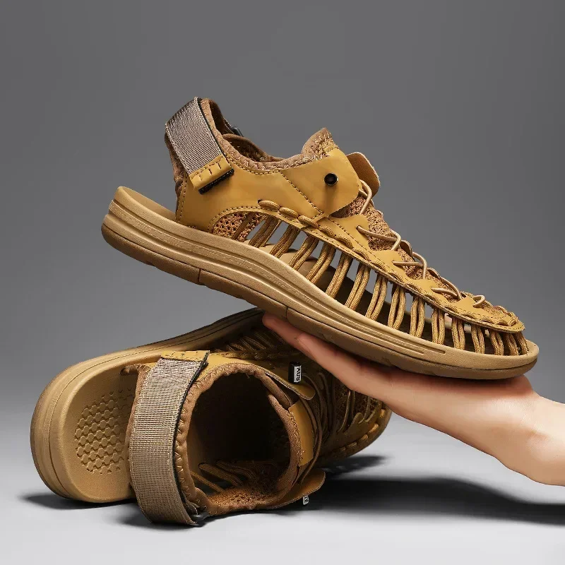 Модная мужская обувь ручной работы, дышащая повседневная пляжная обувь, удобные мужские сандалии, уличная прогулочная рабочая обувь Erkek Ayakkabı
Модная мужская обувь ручной работы, дышащая повседневная пляжная обувь, удобные мужские сандалии, уличная прогулочная рабочая обувь Erkek Ayakkabı