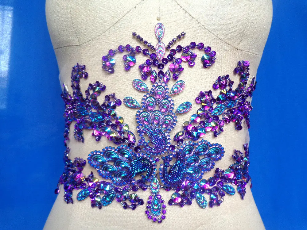 Hand-Beaded Crystal Applique Sequined Embellishment Material Bridal Dress Trim Wedding Gown Waist Decoration Accessories
Hand-Beaded Crystal Applique Sequined Embellishment Material Bridal Dress Trim Wedding Gown Waist Decoration Accessories