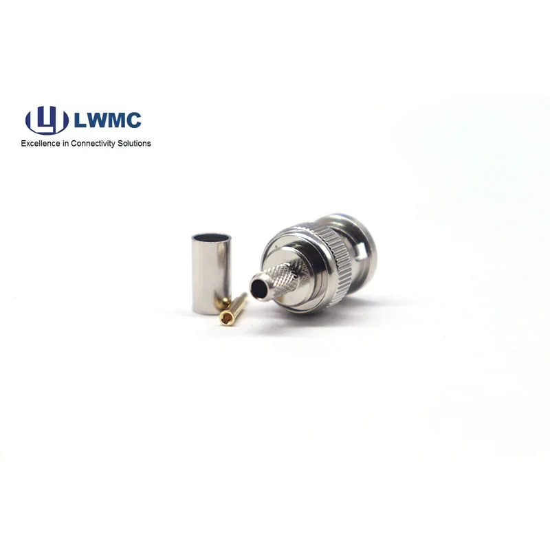 LWMC BNC Male Crimp Connector for LMR200 Cable Factory Stock Competitive Price
LWMC BNC Male Crimp Connector for LMR200 Cable Factory Stock Competitive Price