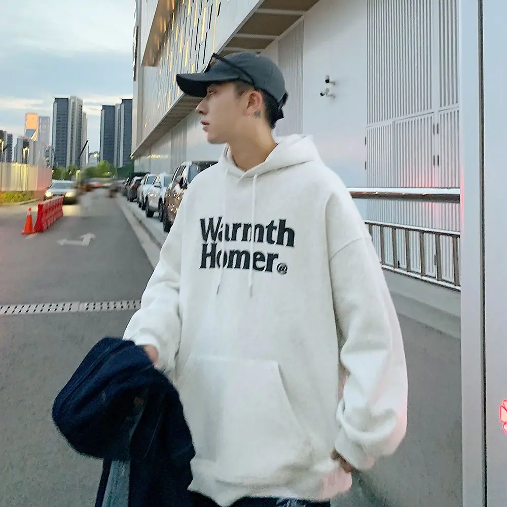 Hooded Jacket Couple American Retro Sweater Jacket Men Autumn Loose Casual Long Sleeve Clothes Clothes Sweater Tops Sweatshirts
Hooded Jacket Couple American Retro Sweater Jacket Men Autumn Loose Casual Long Sleeve Clothes Clothes Sweater Tops Sweatshirts
