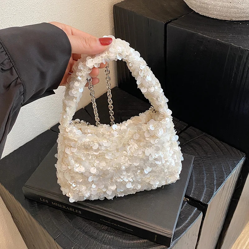 2025 New Glitter Bags for Women Summer Hot Casual Tote Bag Fashionable Luxury Sparkle Evening Party Crossbody Shoulder Bag Woman
2025 New Glitter Bags for Women Summer Hot Casual Tote Bag Fashionable Luxury Sparkle Evening Party Crossbody Shoulder Bag Woman