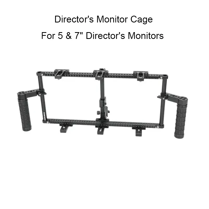 CAMVATE Director's Monitor Cage with Triple Monitor Mount & Dual Rubber Handgrips For 5 & 7" Director's Monitors
CAMVATE Director's Monitor Cage with Triple Monitor Mount & Dual Rubber Handgrips For 5 & 7" Director's Monitors