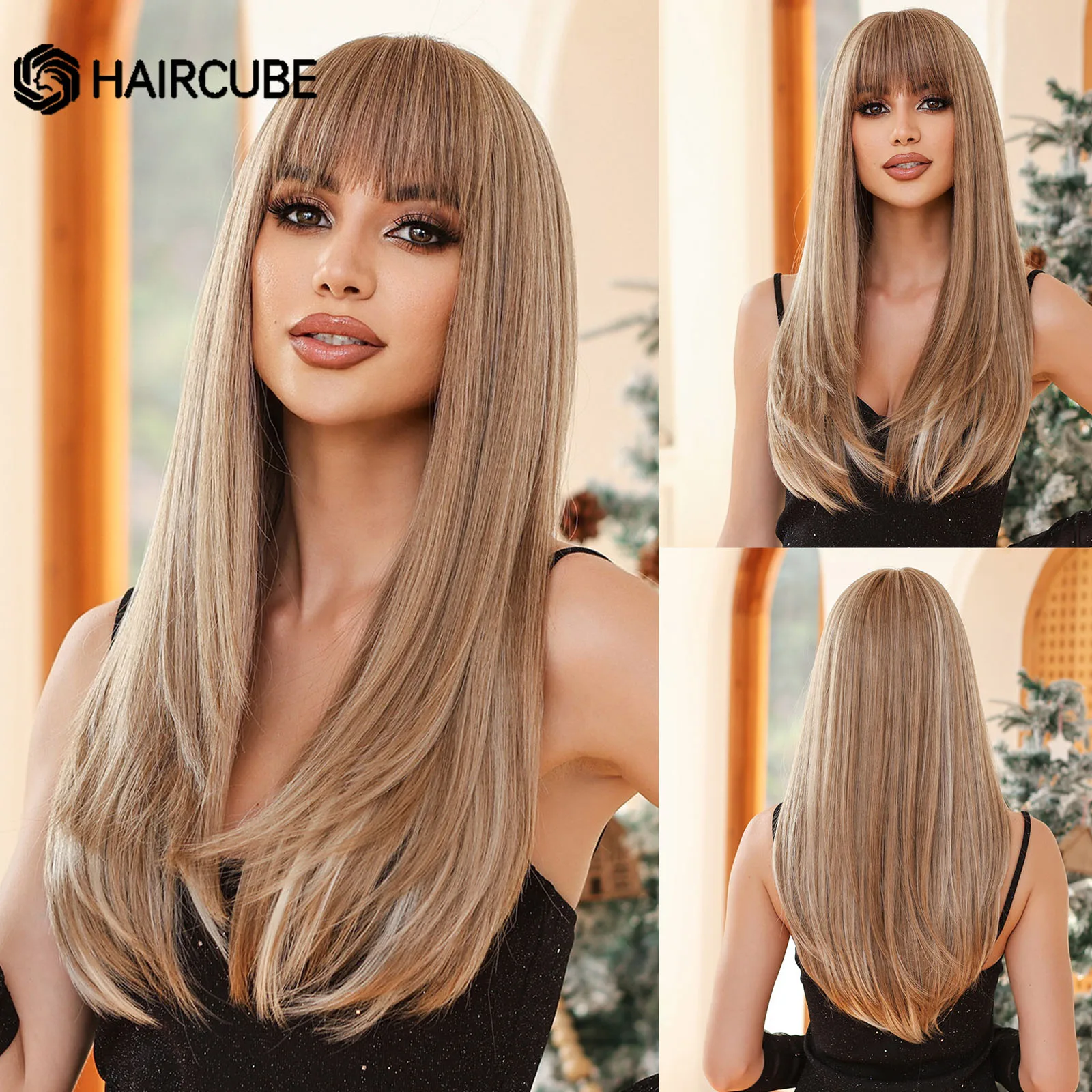 Длинные светлые парики HAIRCUBE с челкой, многослойные прямые волосы, термостойкие синтетические парики для женщин, натуральные Рождественские парики для вечеринок
Длинные светлые парики HAIRCUBE с челкой, многослойные прямые волосы, термостойкие синтетические парики для женщин, натуральные Рождественские парики для вечеринок