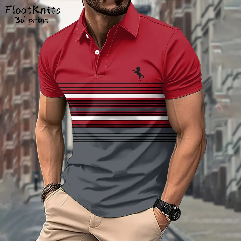 Summer Minimalist T Shirt for Man Business Lapel Polo Shirts for Men Striped Short Sleeve Tee Man Clothes Graphic T Shirts Polo
Summer Minimalist T Shirt for Man Business Lapel Polo Shirts for Men Striped Short Sleeve Tee Man Clothes Graphic T Shirts Polo