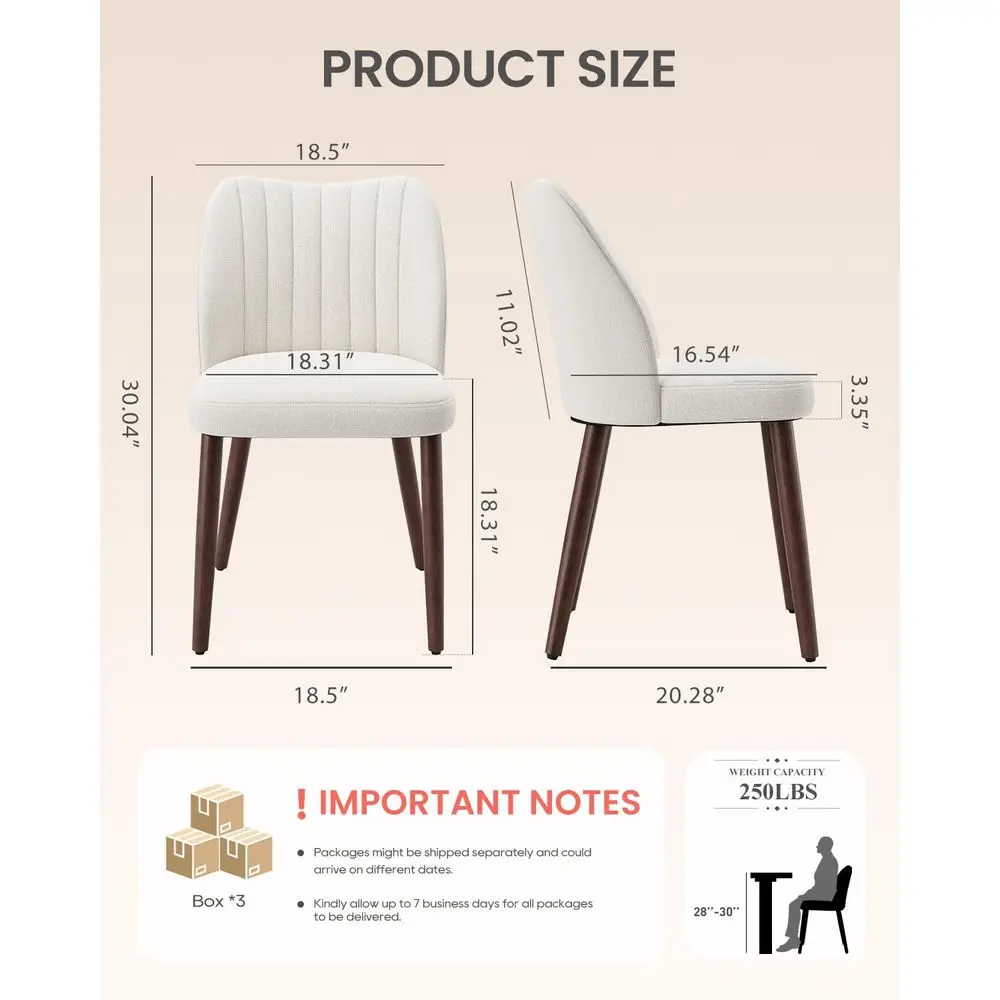 Dining Chairs Set of 6, Farmhouse Fabric Kitchen Chairs with Solid Wood Legs, Modern Dining Room Chairs for Restaurant amp Cafe
Dining Chairs Set of 6, Farmhouse Fabric Kitchen Chairs with Solid Wood Legs, Modern Dining Room Chairs for Restaurant amp Cafe