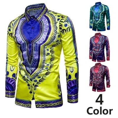 Men's fashion casual Shirt men Africa Ethnic style Digital pattern shirts cotton dress long-sleeved shirt
Men's fashion casual Shirt men Africa Ethnic style Digital pattern shirts cotton dress long-sleeved shirt