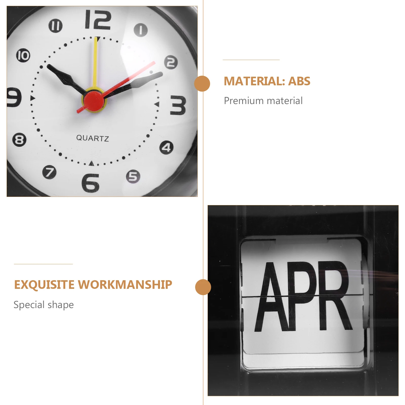 Page Flip Clock Desktop Calendar Daily Date Display Home Office Perpetual Calendars Manual Change ABS Plastic Practical
Page Flip Clock Desktop Calendar Daily Date Display Home Office Perpetual Calendars Manual Change ABS Plastic Practical