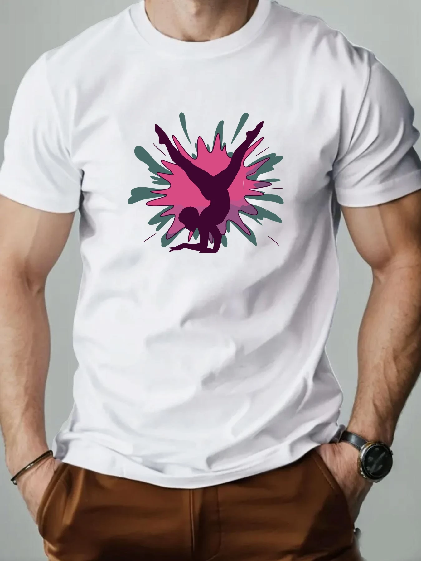 Men's T-Shirt Exercise Pattern Printed Fashion Leisure Sports Men's Round Neck T-shirt High Quality custom made Men's Clothing
Men's T-Shirt Exercise Pattern Printed Fashion Leisure Sports Men's Round Neck T-shirt High Quality custom made Men's Clothing