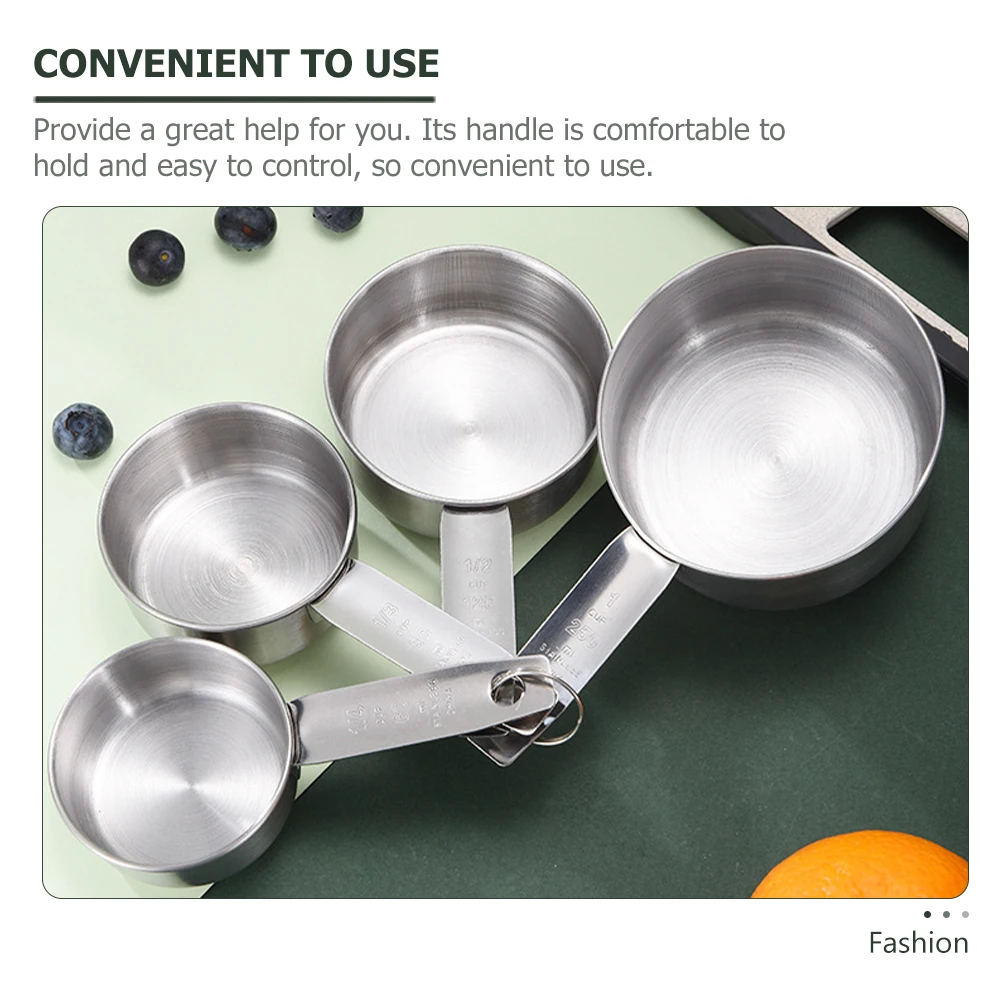 2 Sets Steel Measuring Measuring Spoon Tools Spoon Round Cups Precise Scale H Easy BBQ Gadgets
2 Sets Steel Measuring Measuring Spoon Tools Spoon Round Cups Precise Scale H Easy BBQ Gadgets