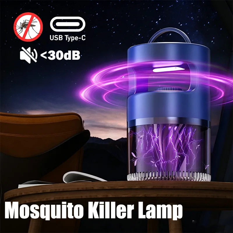 Portable 2 in 1 Inhalation Mosquito Lamp with Night Light Rechargeable UV Electric Bug Zapper for Home Bedroom Patio Camping
Portable 2 in 1 Inhalation Mosquito Lamp with Night Light Rechargeable UV Electric Bug Zapper for Home Bedroom Patio Camping