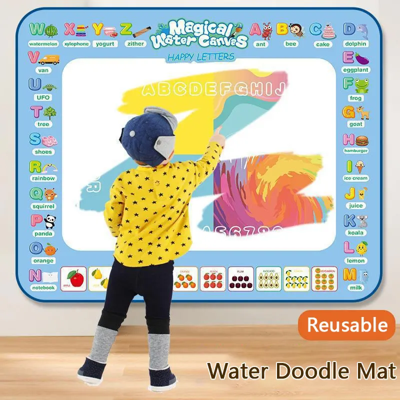 Colorful Water Doodle Mat Drawing Mat For Kids Toddlers Montessori Educational Toys For Children Age 3 4 5 6 7 8 Boys Girls Gift
Colorful Water Doodle Mat Drawing Mat For Kids Toddlers Montessori Educational Toys For Children Age 3 4 5 6 7 8 Boys Girls Gift