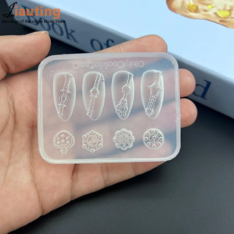 1Pc Cream Bow Bear 3D Silicone Nail Mold DIY Nail Art Decoration Flower Transparent Nail Template Manicure Design Tool
1Pc Cream Bow Bear 3D Silicone Nail Mold DIY Nail Art Decoration Flower Transparent Nail Template Manicure Design Tool