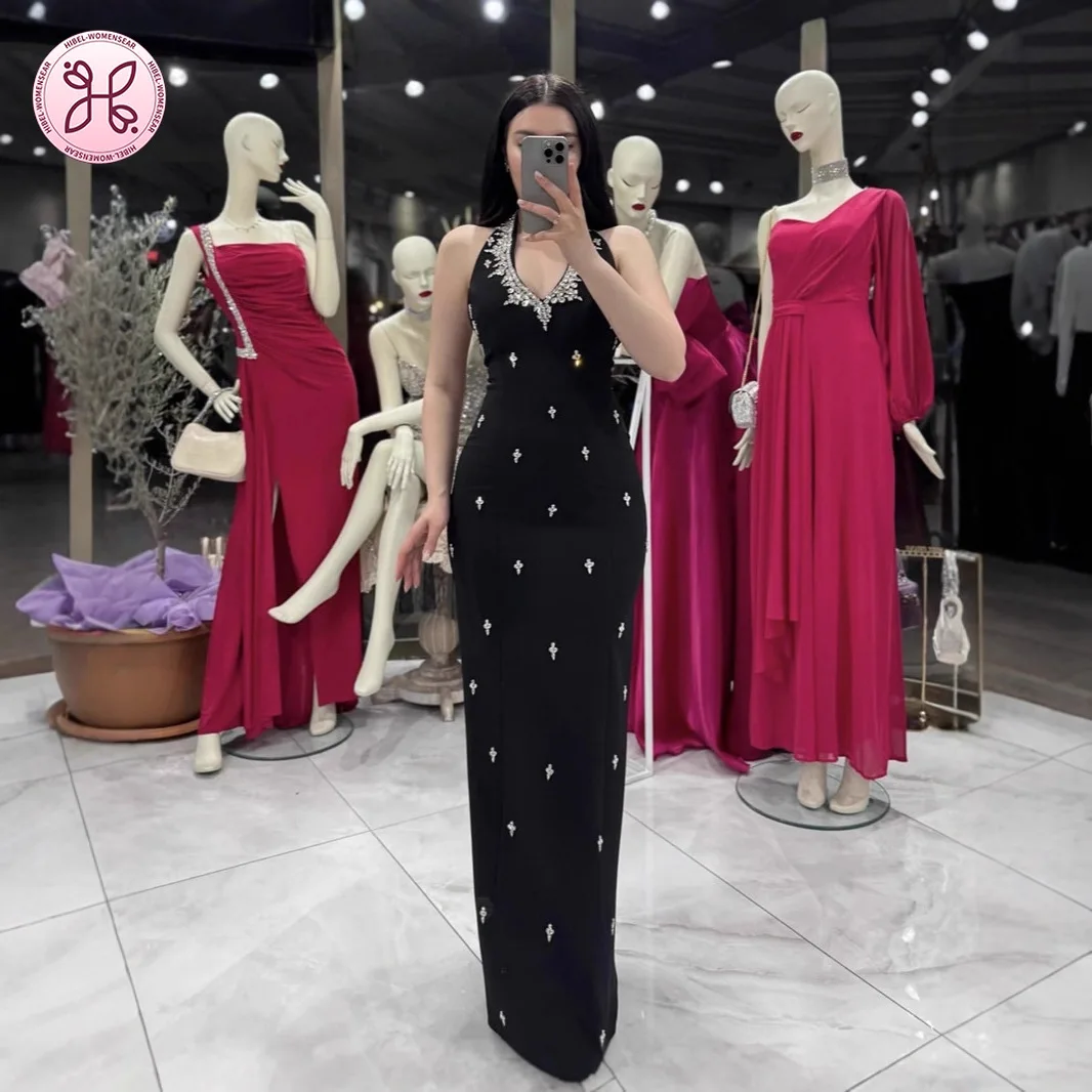 Luxury Beaded Backless Bandage Dress - V Neck Halter Bodycon Knit Gown (Sexy Women's Evening Party)
Luxury Beaded Backless Bandage Dress - V Neck Halter Bodycon Knit Gown (Sexy Women's Evening Party)